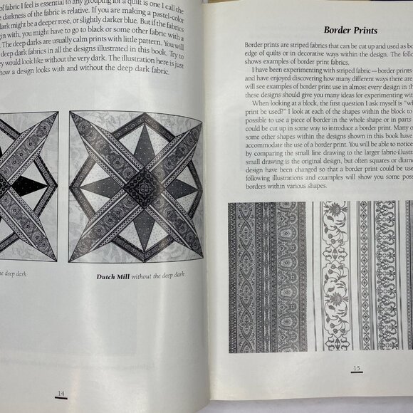 Vintage 1989 Patchwork Portfolio Jinny Beyer Quilt Book Signed Copy Hilton Head - Picture 6 of 15